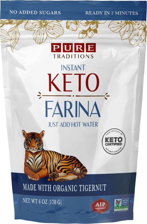 Pure Traditions Gluten & Grain Free Instant Keto Farina 6 oz 