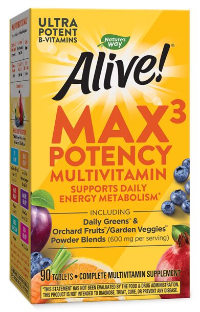 Nature's Way Alive! Max 3 Potency Multivitamin