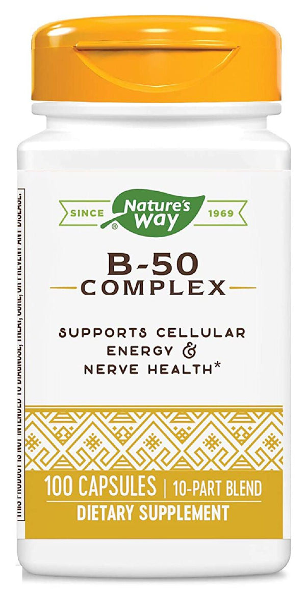 Nature's Way Vitamin B-50 Complex 100 capsules 