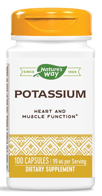 Nature's Way Potassium 100 capsules 