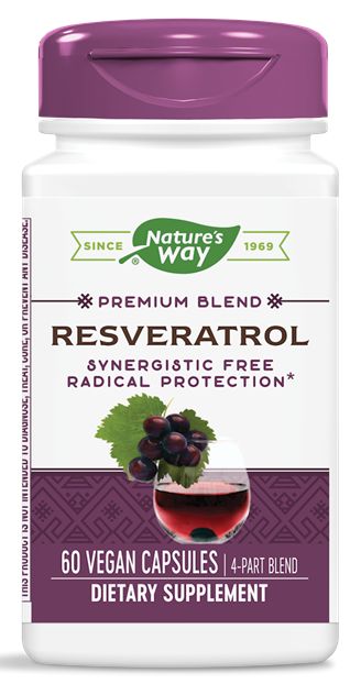 Nature's Way Resveratrol 60 vegan capsules 
