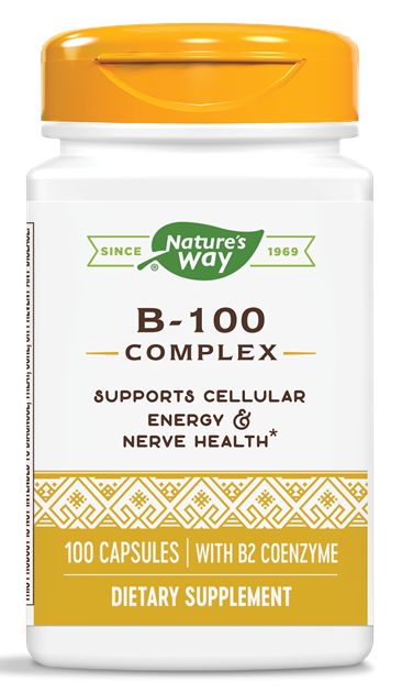 Nature's Way Vitamin B-100 Complex 100 capsules 