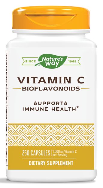 Nature's Way Vitamin C with Bioflavonoids 250 capsules 