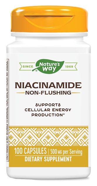 Nature's Way Niacinamide, Non-Flushing 100 capsules 