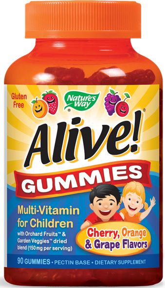 Nature's Way Alive! Premium Gummies Complete Multivitamin, for Children 90 gummies 