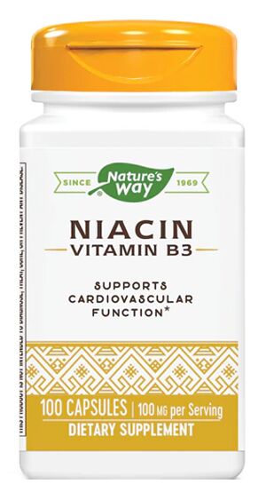 Nature's Way Niacin 100 capsules 