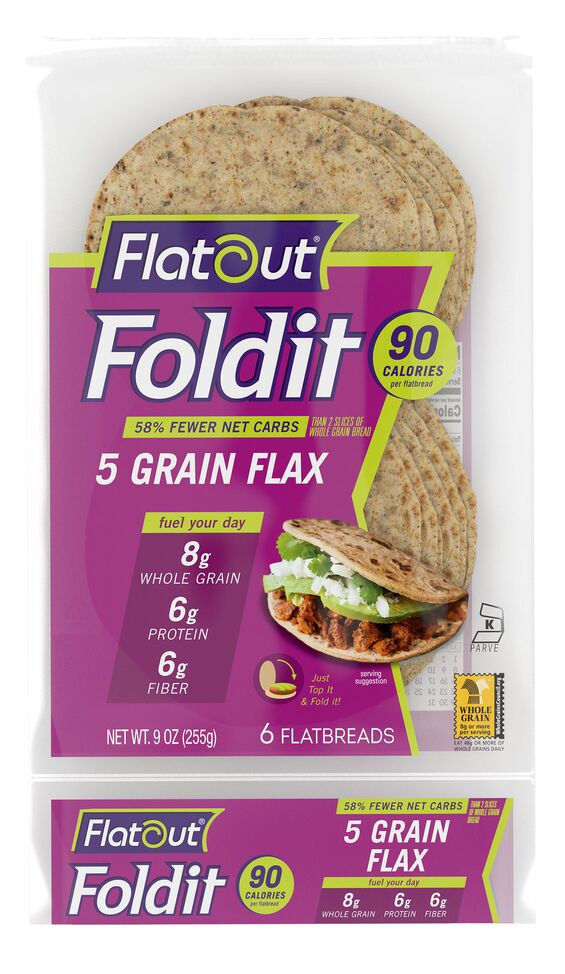 #Flavor_5 Grain Flax #Size_6 flatbreads