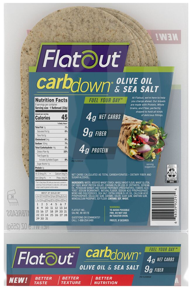 Flatout Bread Carbdown Flatbreads