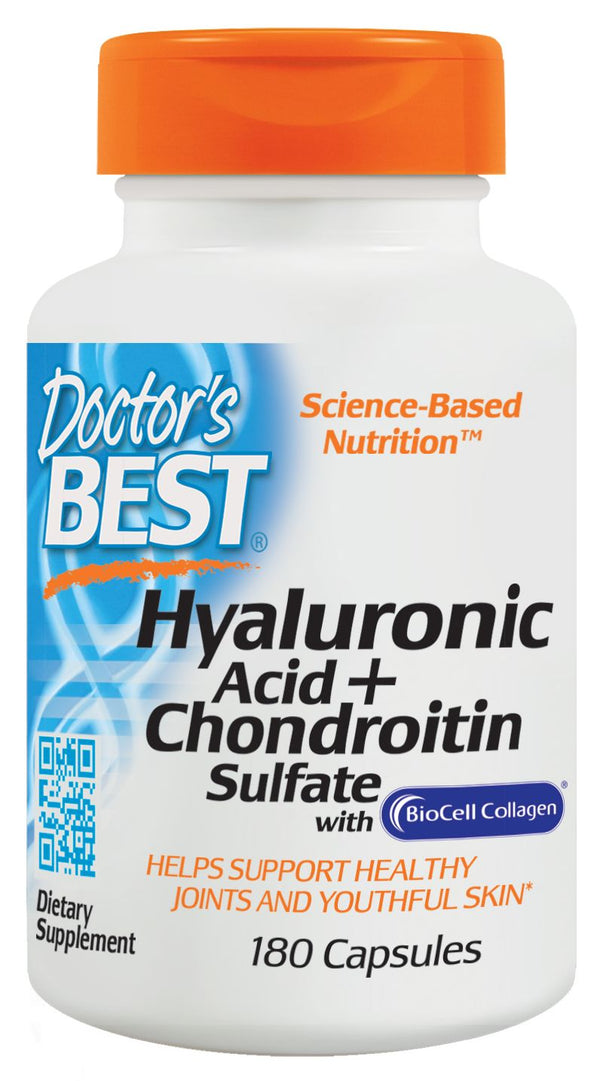Doctor's Best Hyaluronic Acid + Chondroitin Sulfate 180 capsules 
