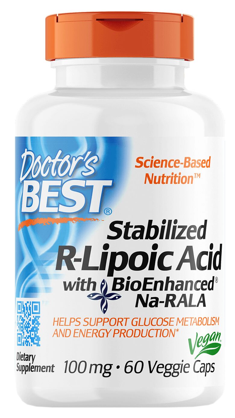 Doctor's Best Stabilized R-Lipoic Acid 60 veggie caps 