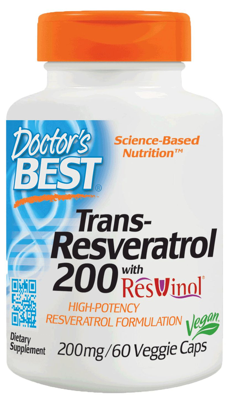 Doctor's Best Trans-Resveratrol 60 veggie caps 