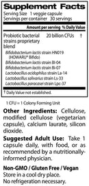 Doctor's Best Digestive Probiotic, 20 Billion CFU 30 veggie capsules 