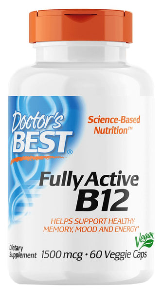 Doctor's Best Fully Active B12 60 veggie caps by Doctor's Best