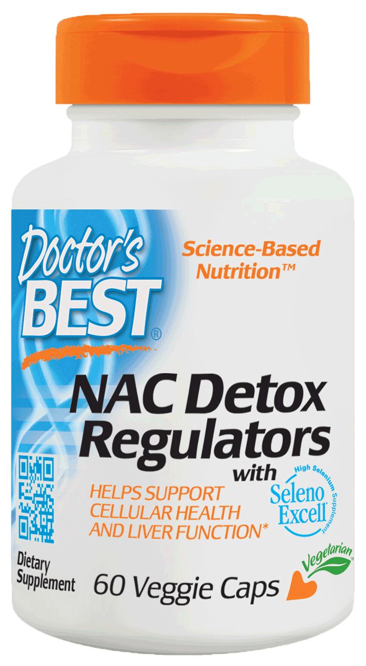 Doctor's Best NAC Detox Regulators 60 veggie caps 