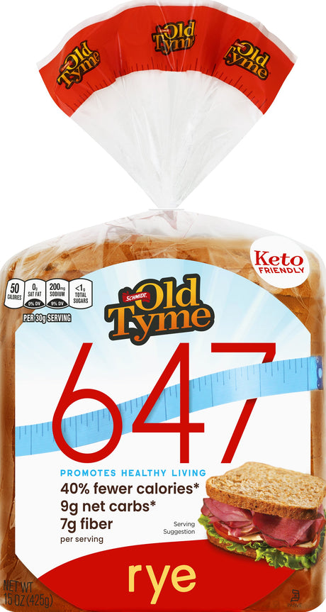 Schmidt / Old Tyme 647 Bread - Rye / One Pack