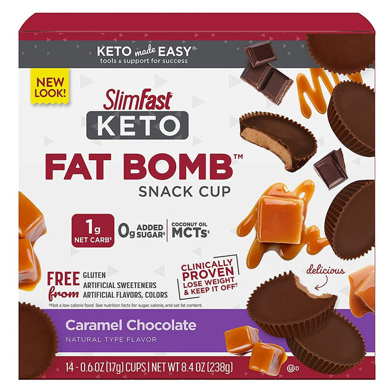 SlimFast Keto Fat Bomb Snack Cup, 8.4 oz