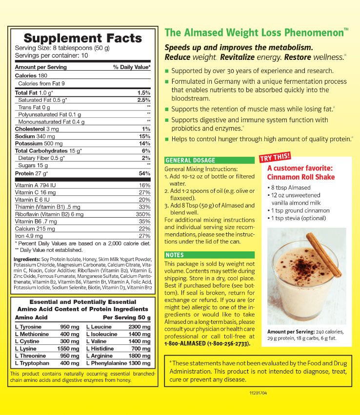 Almased Meal Replacement Powder: Your Ultimate Choice for Balanced Nutrition
