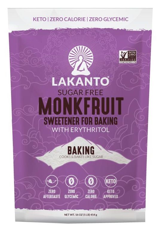 Lakanto Monkfruit Sweetener for Baking 16 oz 