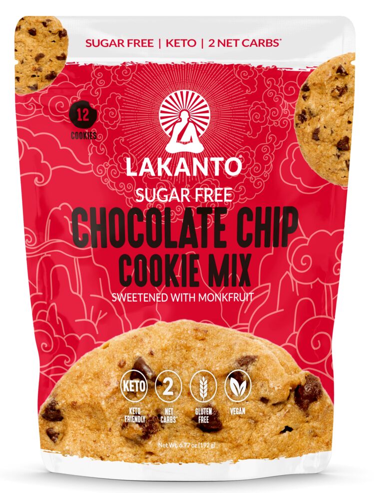 Lakanto Sugar Free Chocolate Chip Cookie Mix 6.77 oz 