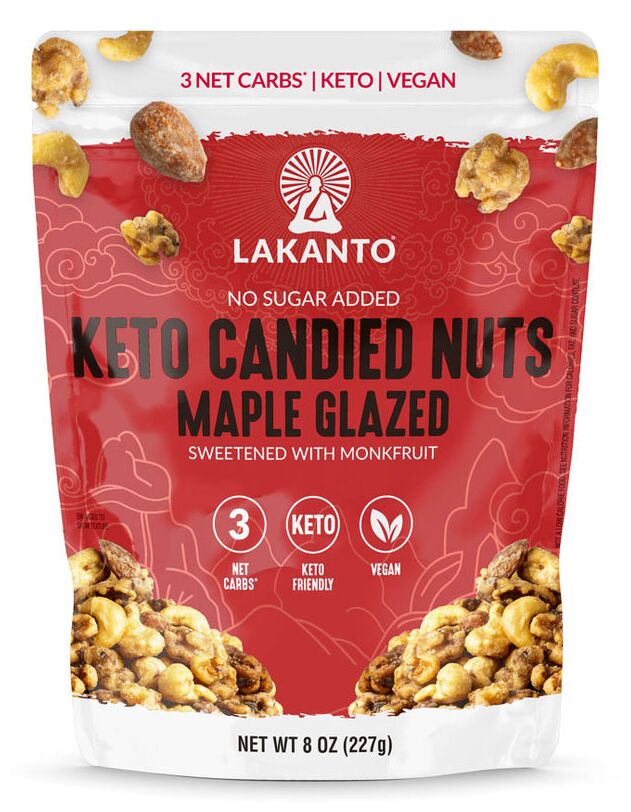 Lakanto No Sugar Added Keto Candied Nuts