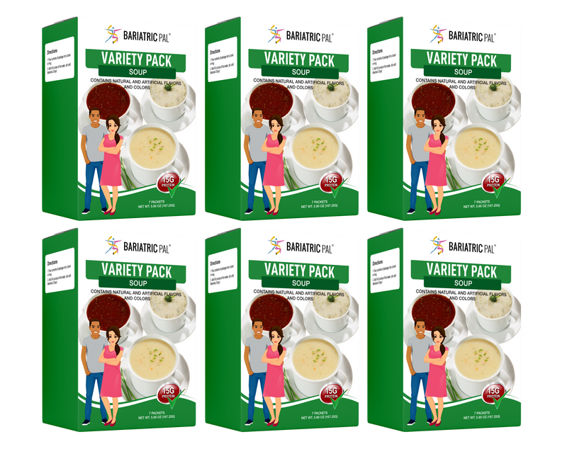 BariatricPal 15g Protein Soup - Variety Pack 