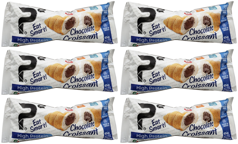 P2 Eat Smart High Protein Croissant 65 grams (2.29oz), Chocolate 