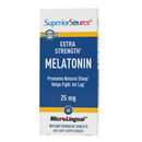 Superior Source Extra Strength Melatonin 25mg MicroLingual® Instant Dissolve Tablets 