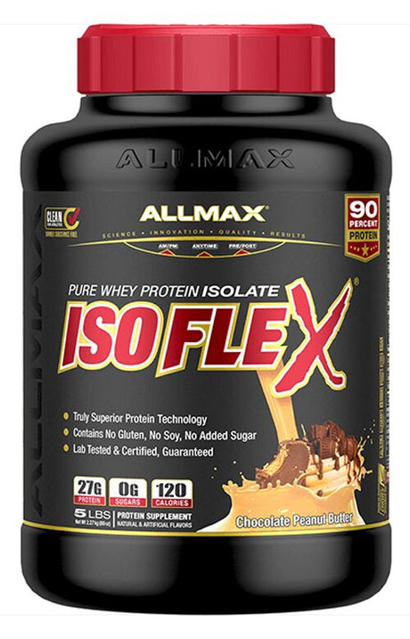AllMax Nutrition IsoFlex Whey Protein Isolate - Chocolate Peanut Butter / 5 lb.