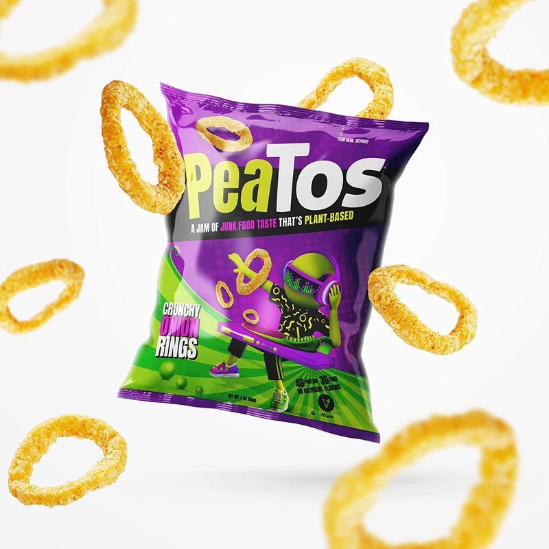 Peatos Vegan Crunchy Rings, 3 oz