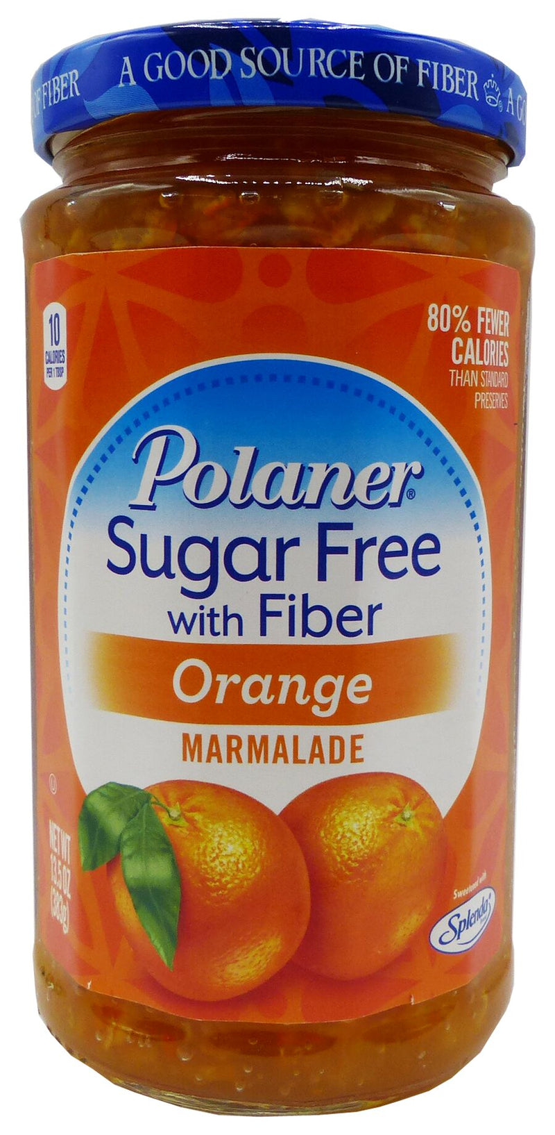 Polaner Sugar Free Marmalade with Fiber 13.5 oz 