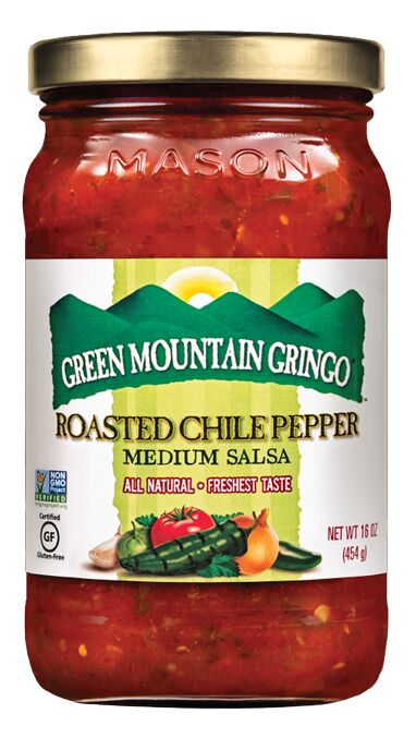 Green Mountain Gringo Roasted Chile Pepper Salsa 16 oz. 