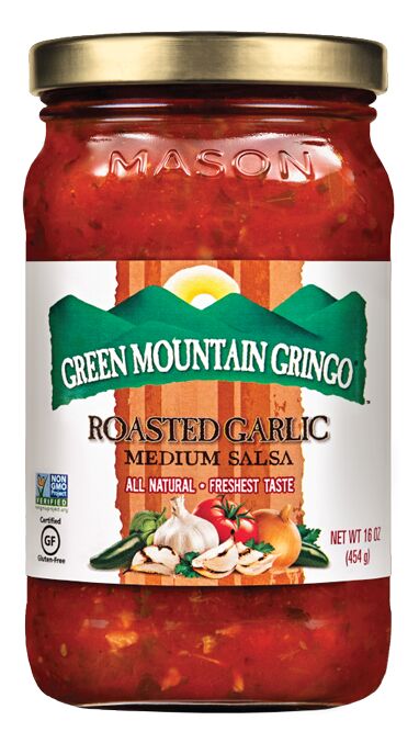Green Mountain Gringo Roasted Garlic Salsa 16 oz. 