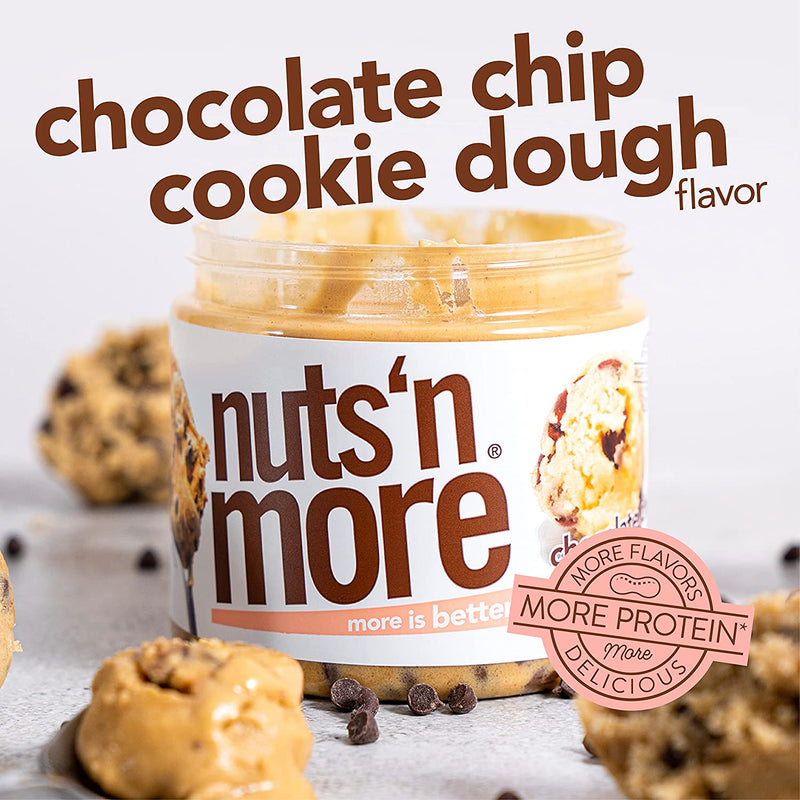Nuts 'n More Protein Peanut Spread, Chocolate Chip Cookie Dough 16 oz. 
