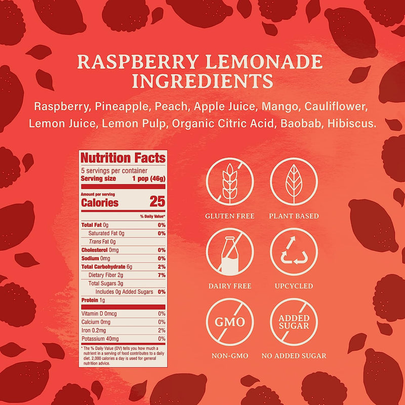 reHarvest Provisions Smoothie Pops - Raspberry Lemonade 