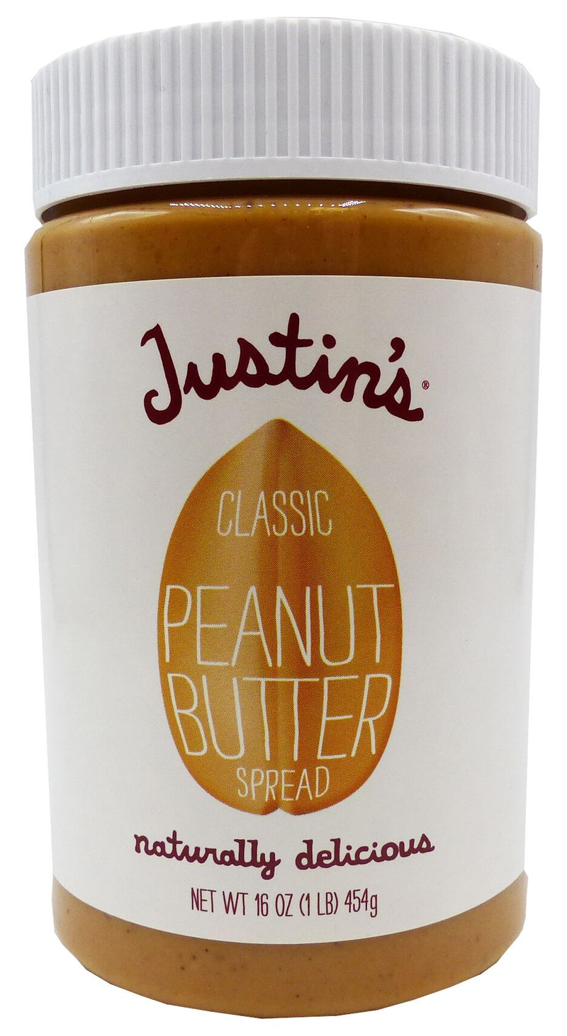 Justin's Justin's Vanilla Almond Butter, Gluten-free, Non-GMO, Vegan,  Sustainably Sourced, 16 Ounce Jar