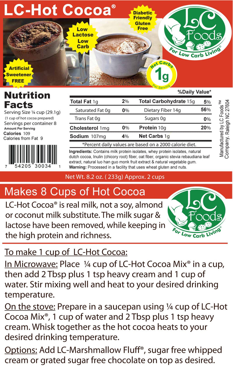 LC Foods Hot Cocoa Mix 8.2 oz. 