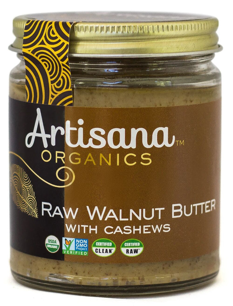Artisana Raw Walnut Butter with Cashews 8 oz. 