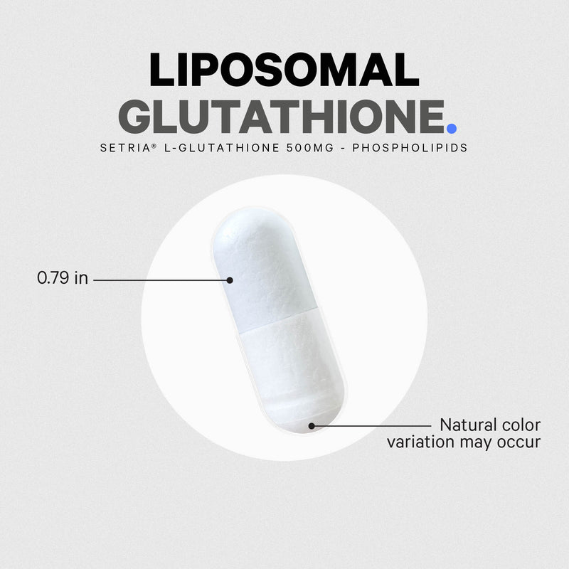 Liposomal Glutathione 500 mg Setria L Glutathione Reduced Antioxidant Supplement by Codeage 
