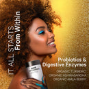 Hair Vitamins with Biotin 10000 mcg Keratin Collagen Zinc Inositol Hair Support Supplement by Codeage 