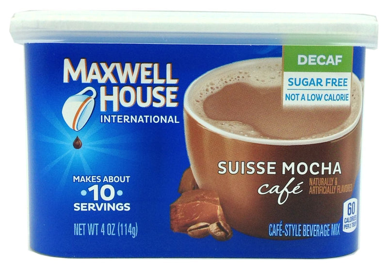 Maxwell House Sugar Free International Cafe Beverage Mix