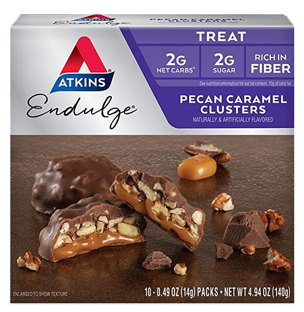 Atkins Nutritionals Endulge Pecan Caramel Clusters 10 packs