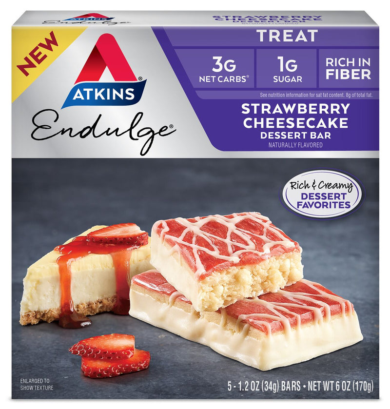 Atkins Nutritionals Endulge Dessert Bars 5 packs