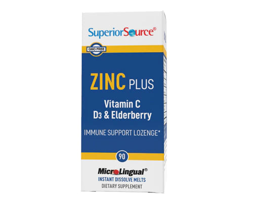 Superior Source Zinc Plus 5mg MicroLingual® Instant Dissolve Melts 