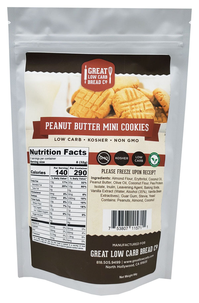 Great Low Carb Bread Company Mini Cookies
