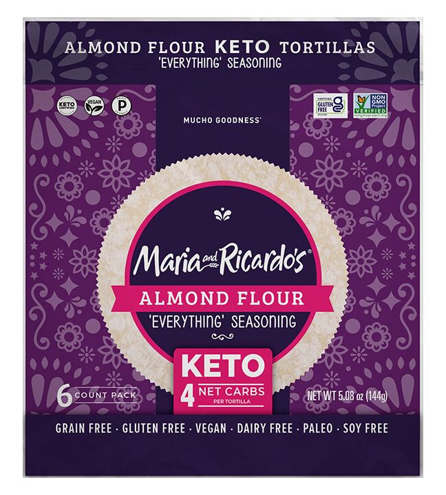 Maria and Ricardo's Almond Flour Keto Tortillas