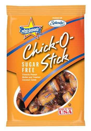 Atkinson's Sugar Free Chick-o-Stick Candy 3.75 oz. bag