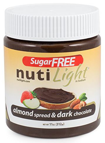 NutiLight Almond Spread & Dark Chocolate, Sugar Free 11 oz. 