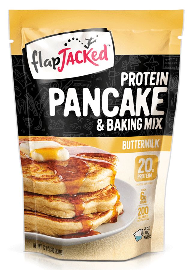 FlapJacked Protein Pancake & Baking Mix, Buttermilk 12 oz.