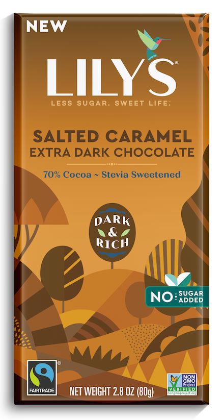 Lily's Sweets No Sugar Added 70% Extra Dark Chocolate Bars