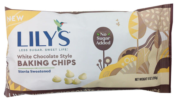Lily's Sweets White Chocolate Style Baking Chips, No Sugar Added 9 oz. 